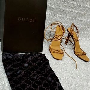 Gucci bamboo heels